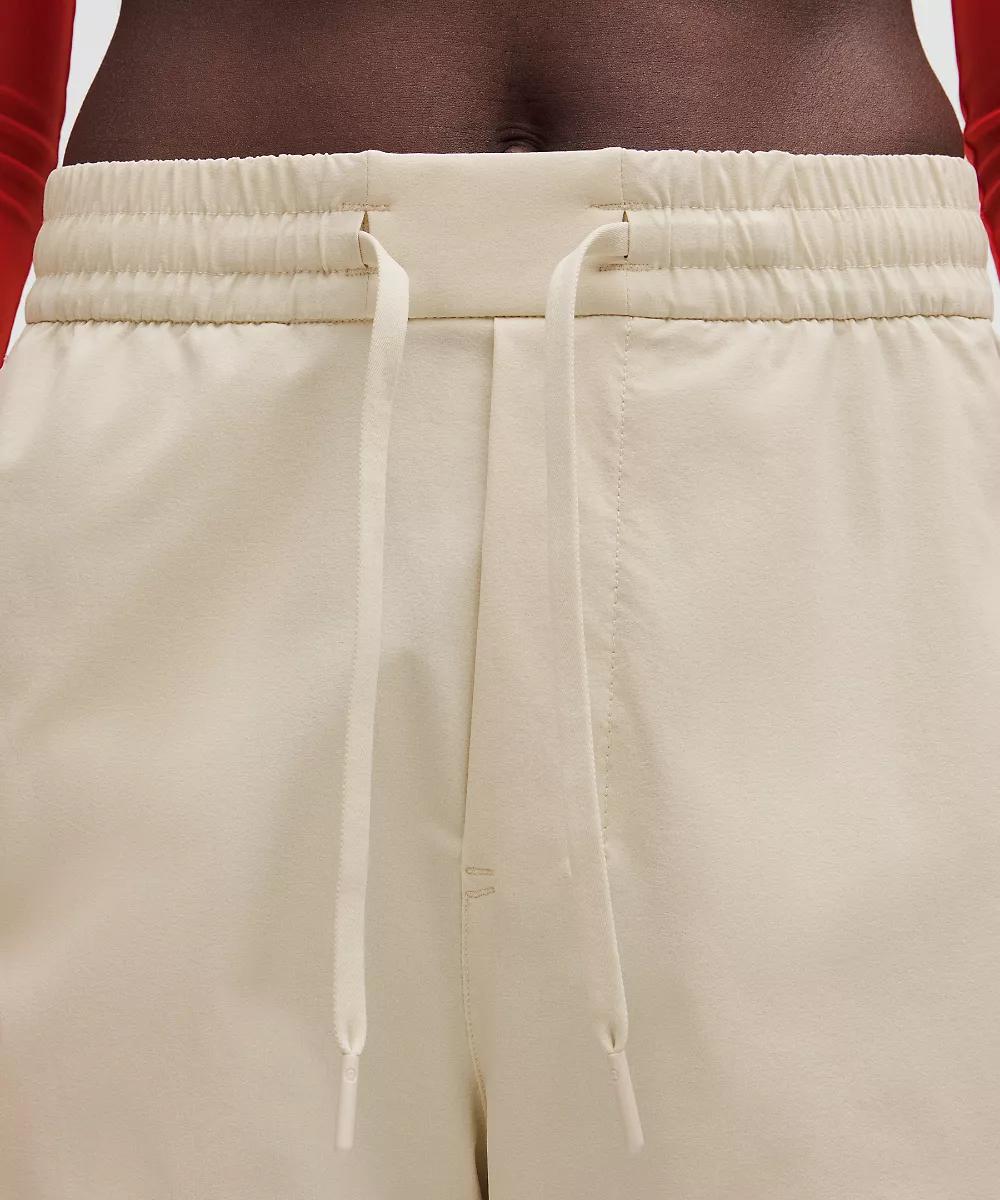 Jogging tissé léger femme *SLNSH Collection — Natural Ivory, view 4