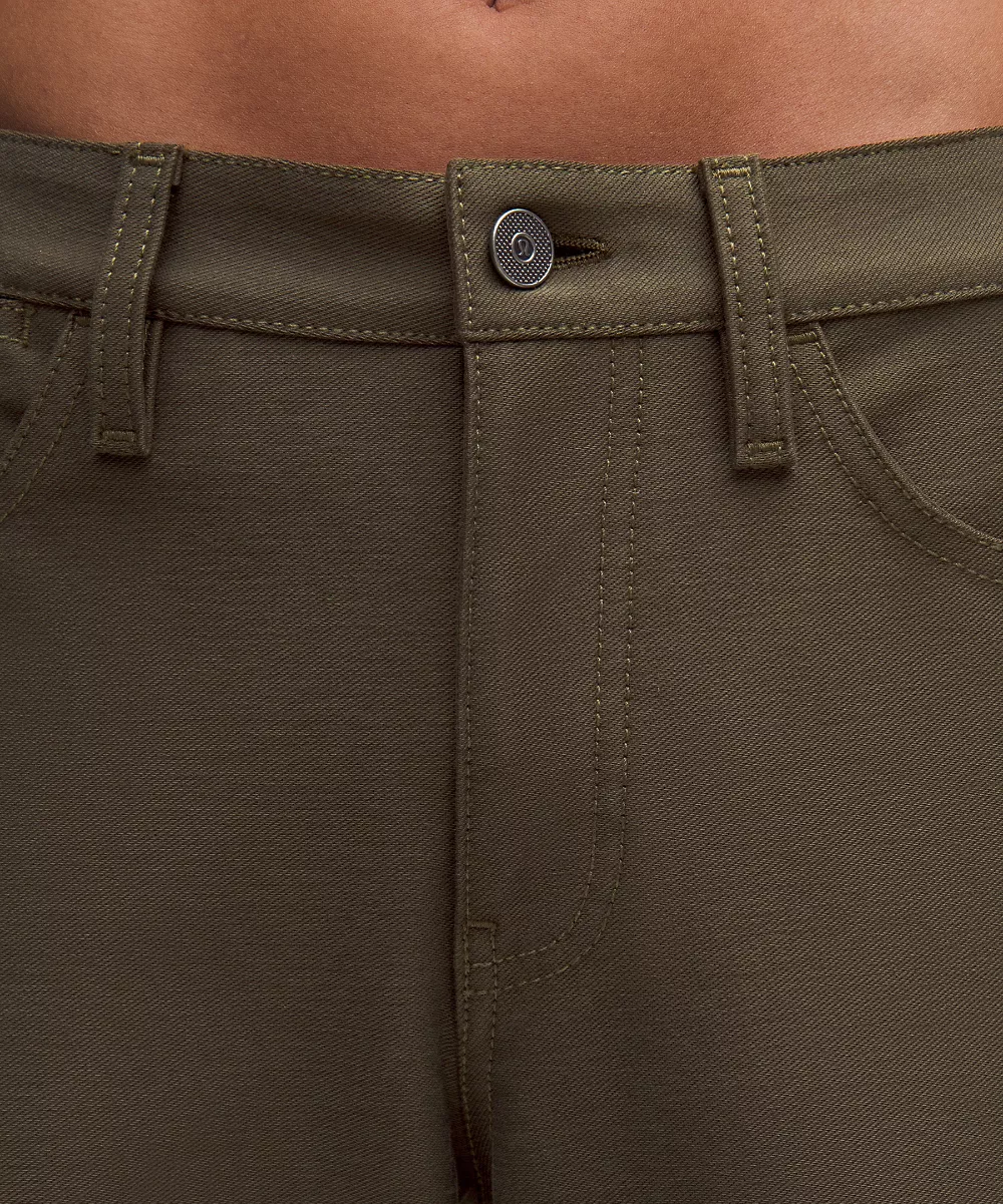 Pantalon EasyFive taille basse jambe large classique *Regular — Olive Brown, view 4