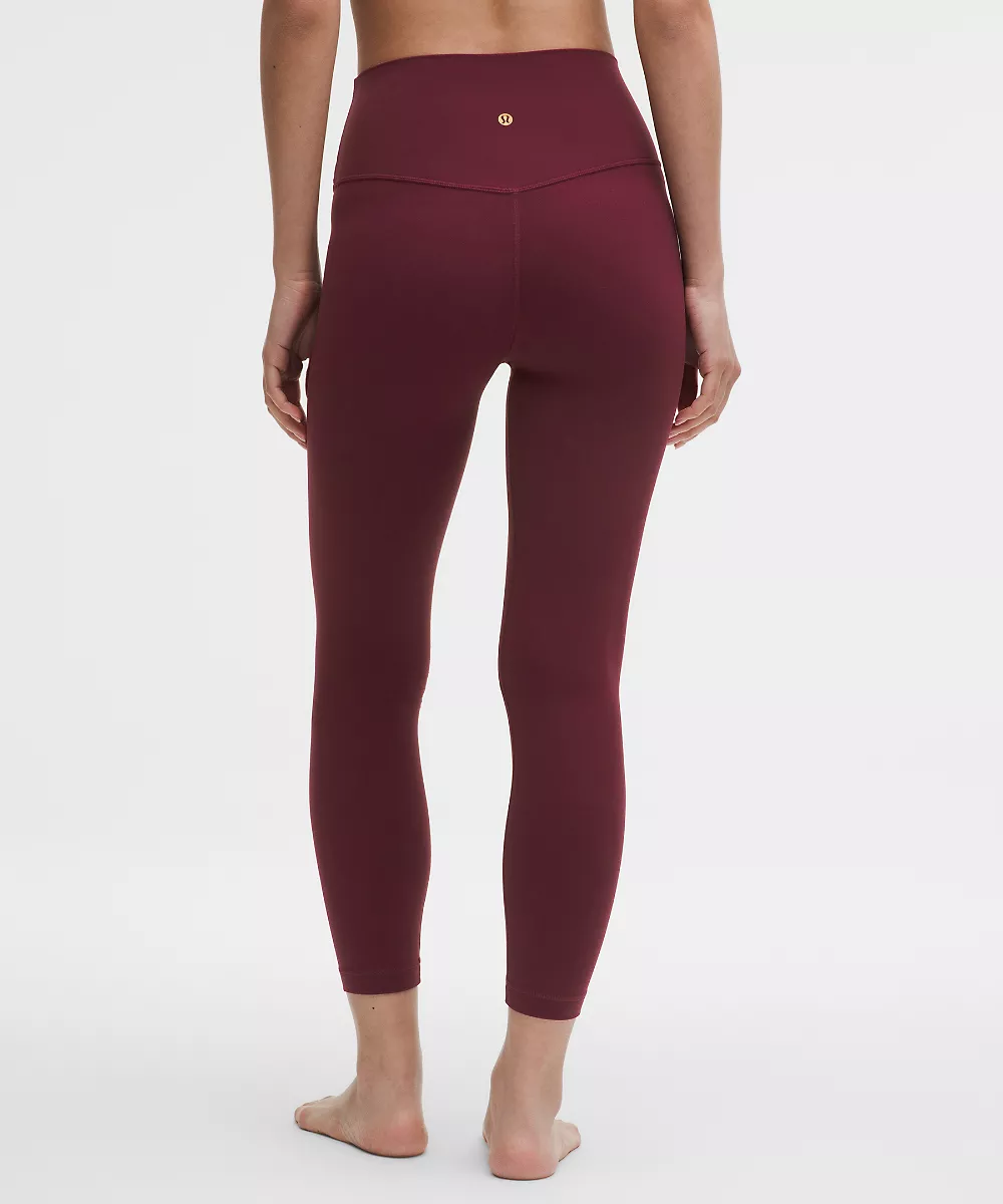 Nouvel An lunaire lululemon Align™ pantalon taille haute 25" — Burgundy Bay, view 3