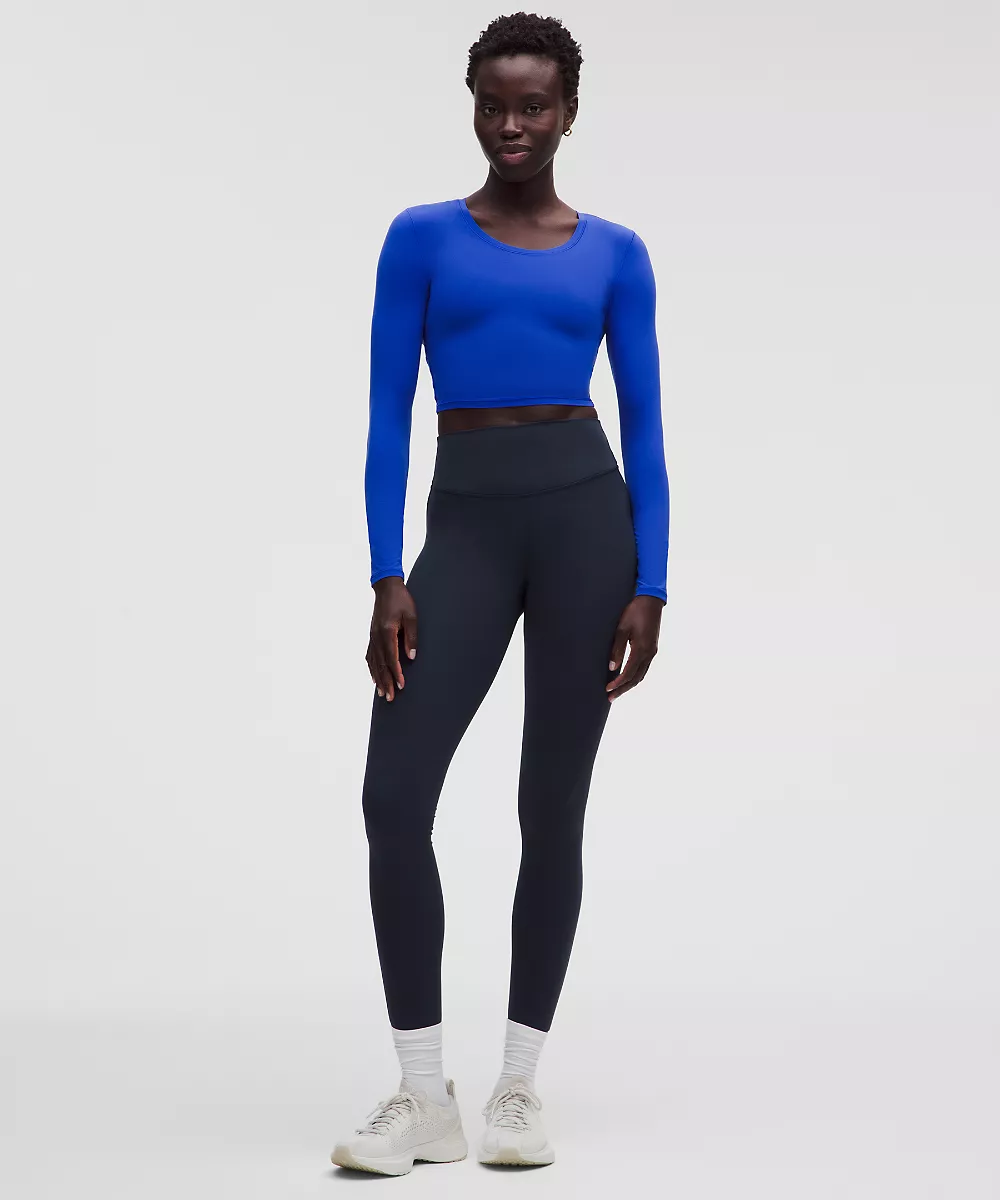 Legging Unrestricted Power taille haute 28" — True Navy, view 1