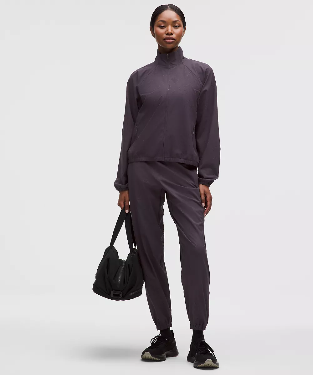 Jogging taille haute Adapted State Regular *Crinkle — Atmospheric Purple, view 1