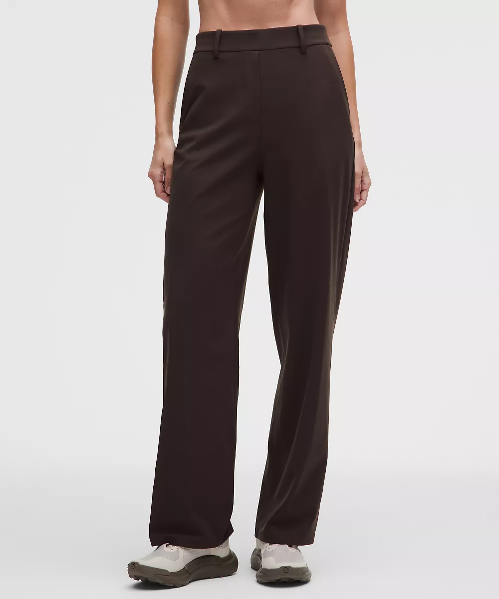 Pantalon Daydrift taille haute jambe droite *Court — Mahogany Muse, view 2