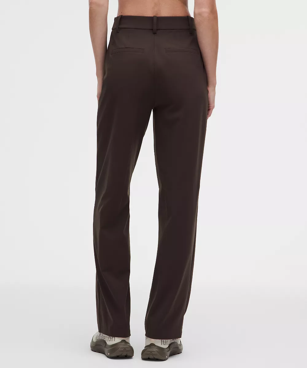 Pantalon Daydrift taille haute jambe droite *Court — Mahogany Muse, view 3