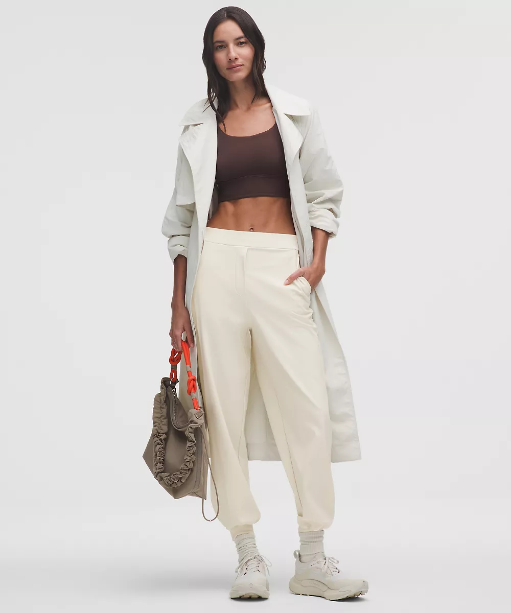 Jogging Daydrift taille haute *Court — Light Ivory, view 1