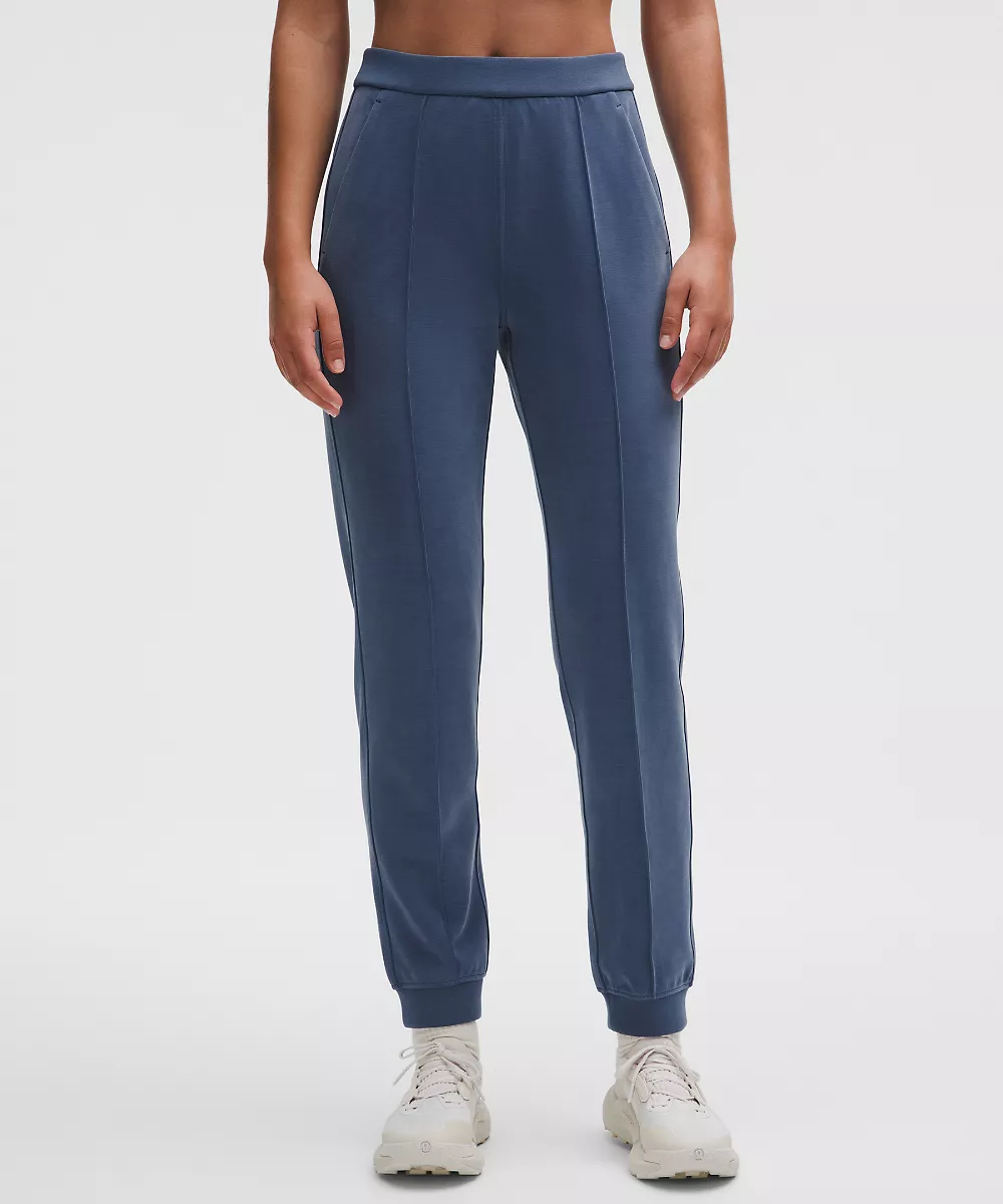 Jogging Softstreme coupe classique taille haute — Blue Twill, view 2
