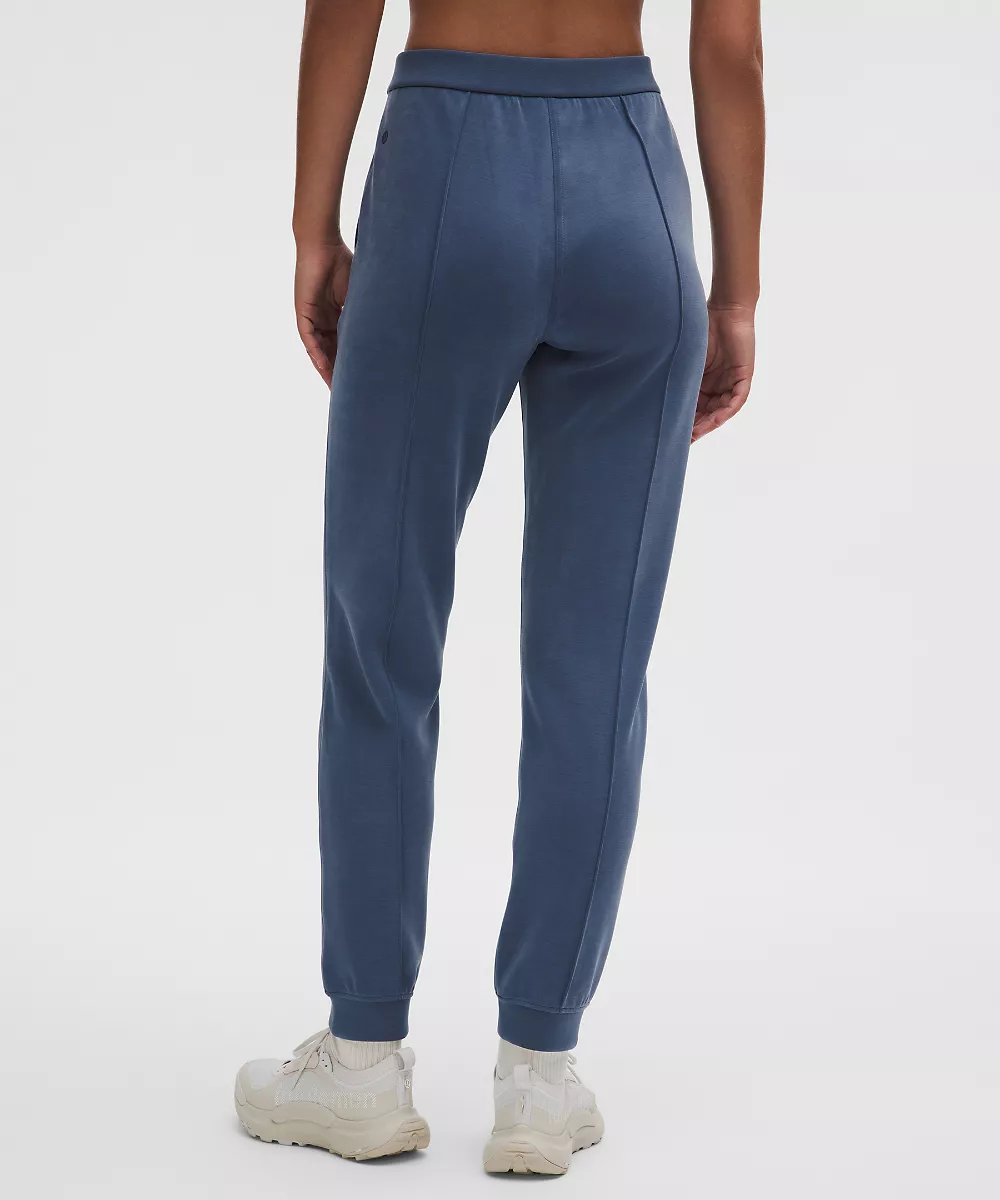 Jogging Softstreme coupe classique taille haute — Blue Twill, view 3