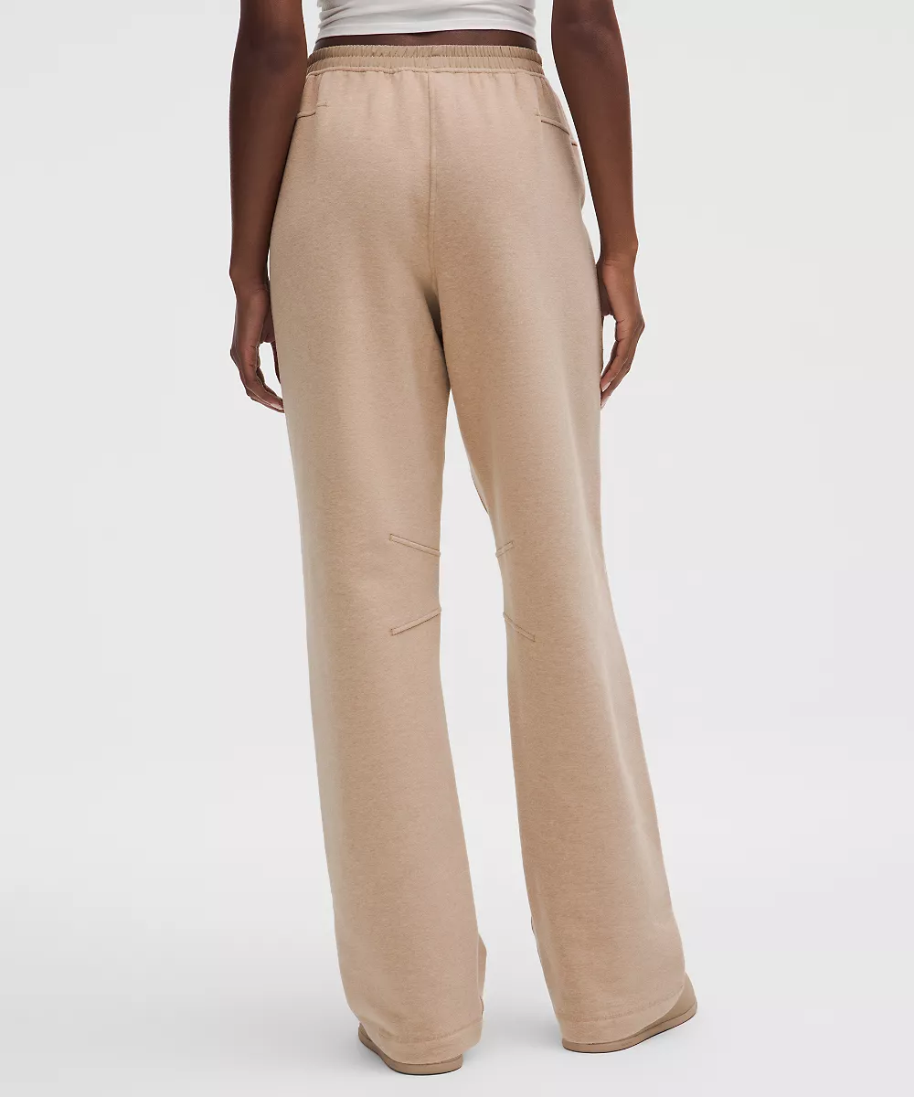 Loungeful pantalon de survêtement coupe classique taille haute — Heathered Nutmeg, view 3