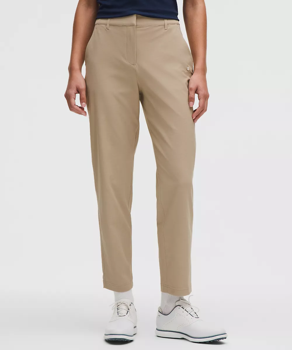 Pantalon de golf en twill extensible Regular *Logo cousu — Wacky Khaki, view 2