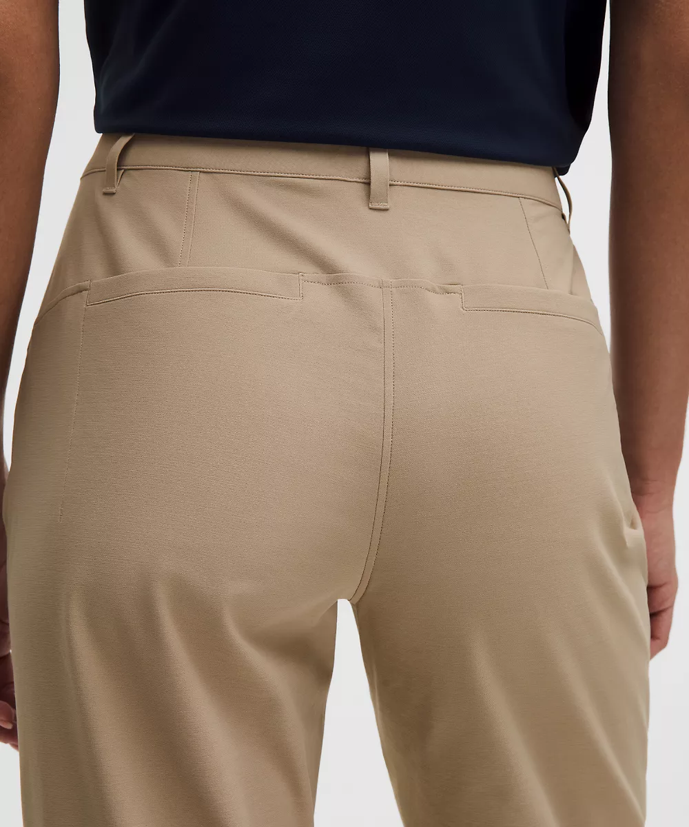 Pantalon de golf en twill extensible Regular *Logo cousu — Wacky Khaki, view 5