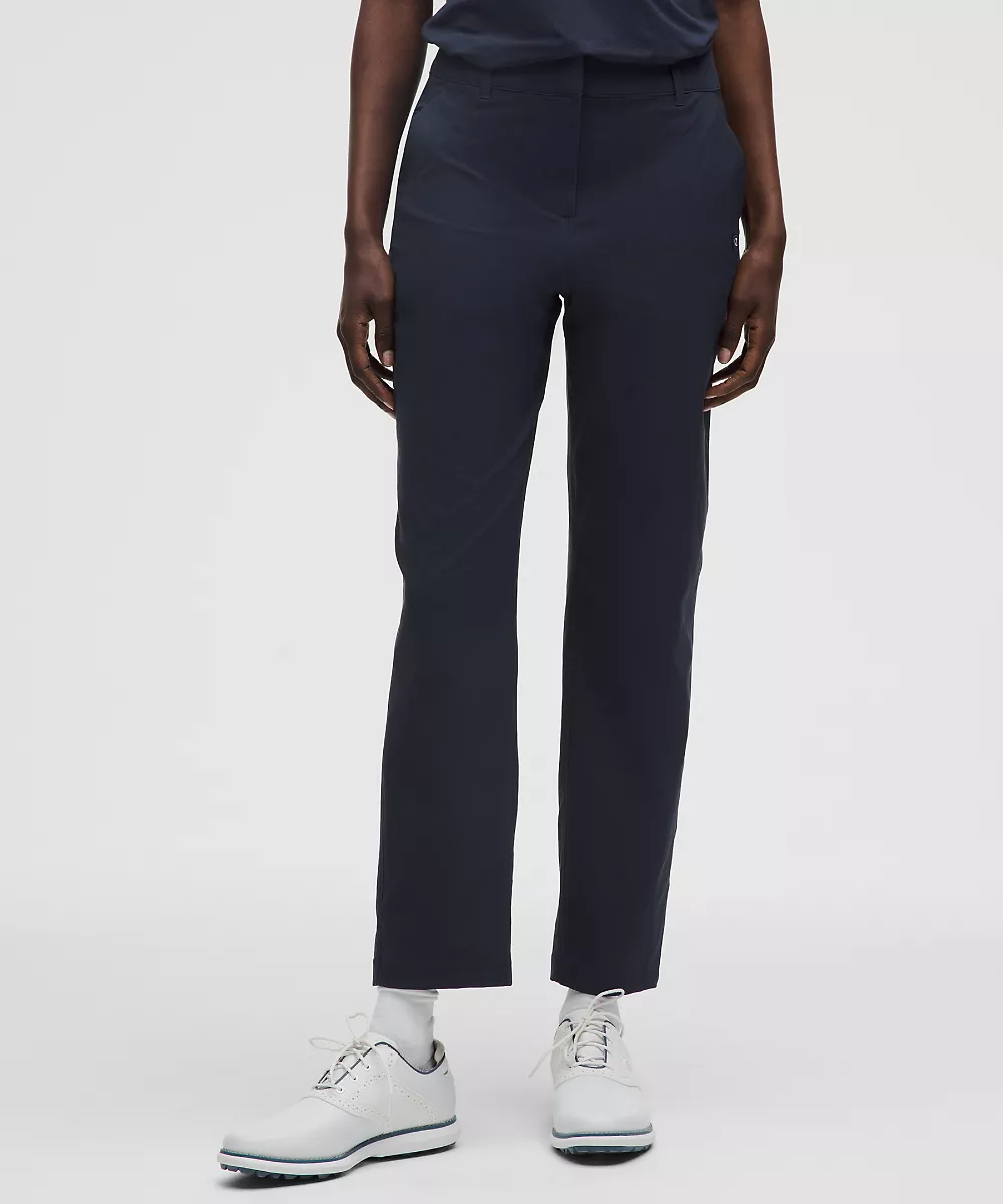Pantalon de golf en twill extensible Regular *Logo cousu — Club Blue, view 2