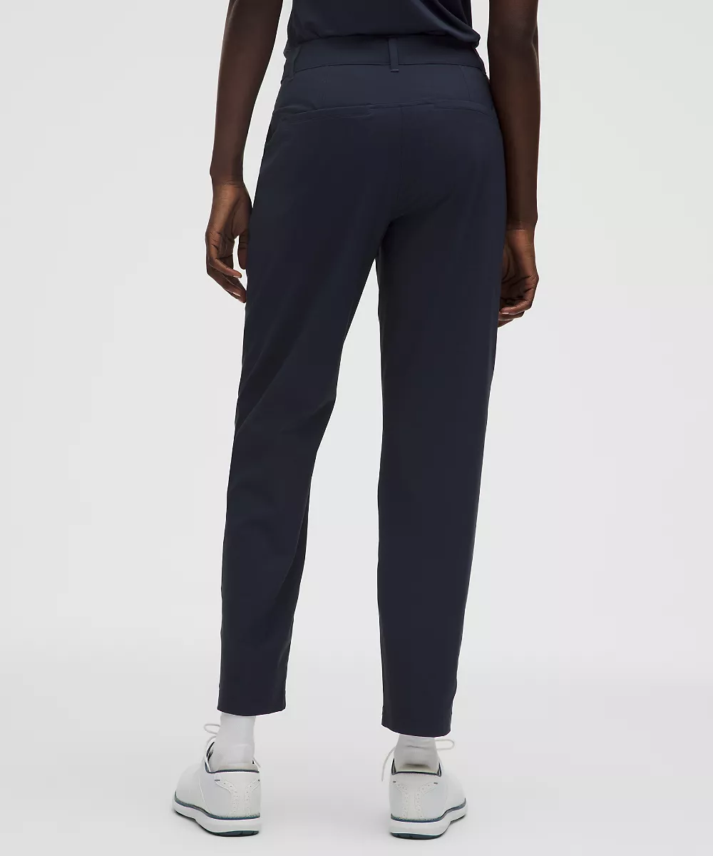 Pantalon de golf en twill extensible Regular *Logo cousu — Club Blue, view 3