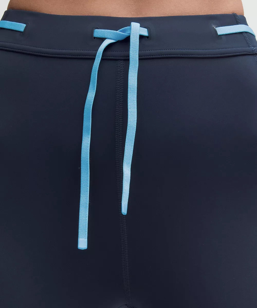 Legging Fast and Free taille haute 25" *Cordon — Club Blue/Ocean Wave, view 4