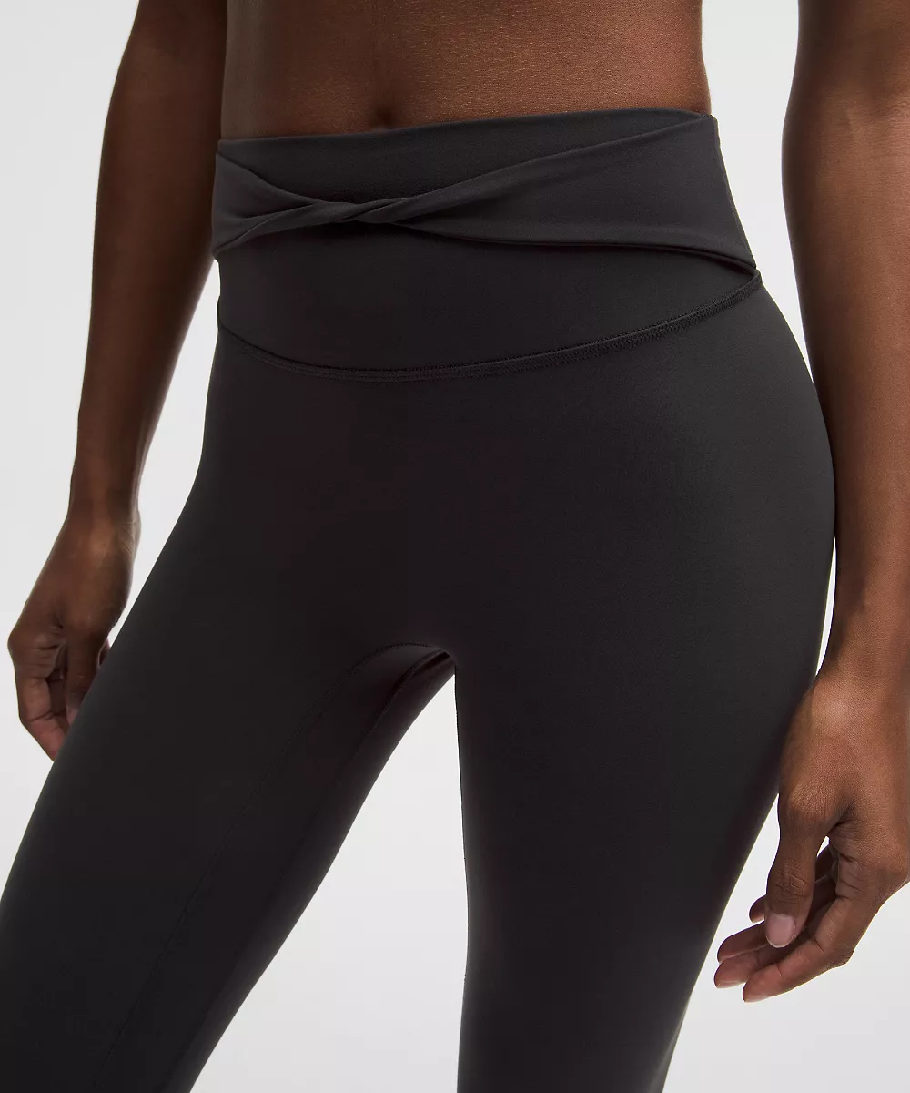 lululemon Align No Line™ legging taille haute torsadé 25" — Black, view 1