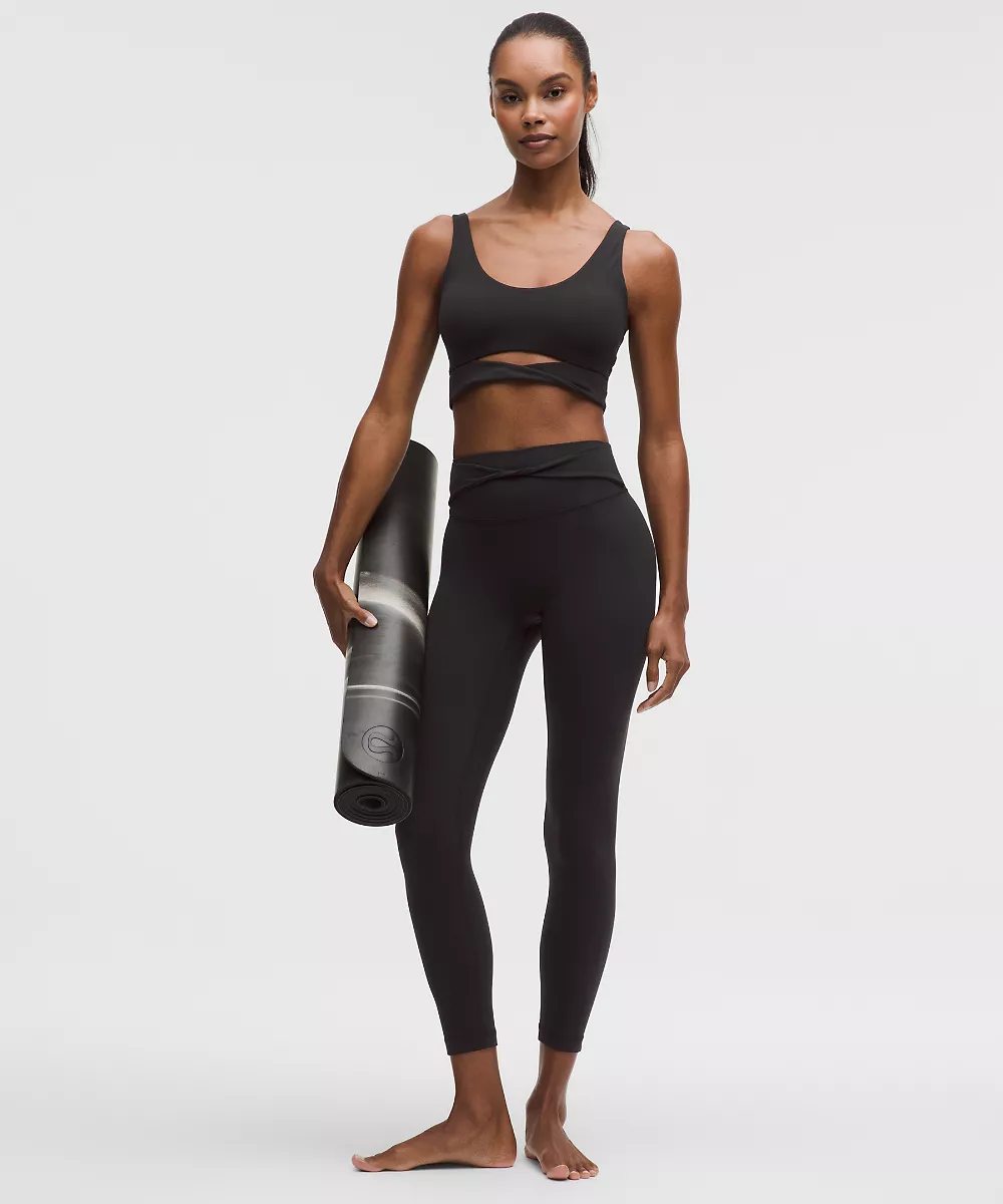 lululemon Align No Line™ legging taille haute torsadé 25" — Black, view 2