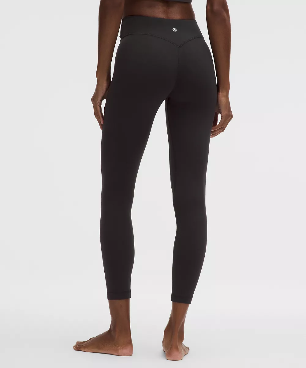 lululemon Align No Line™ legging taille haute torsadé 25" — Black, view 3