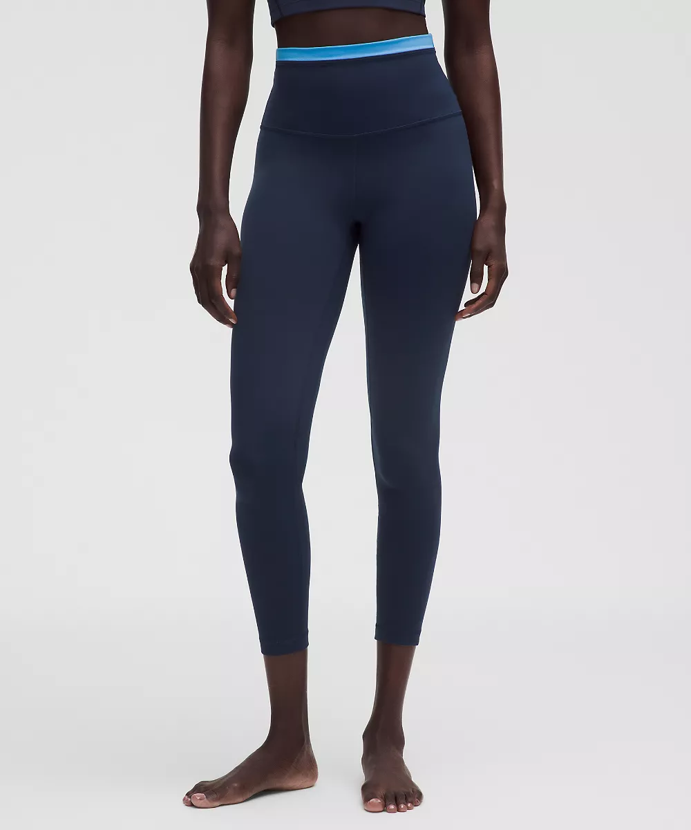 lululemon Align™ pantalon taille super-haute 25" *Trim — Club Blue/Ocean Wave, view 2