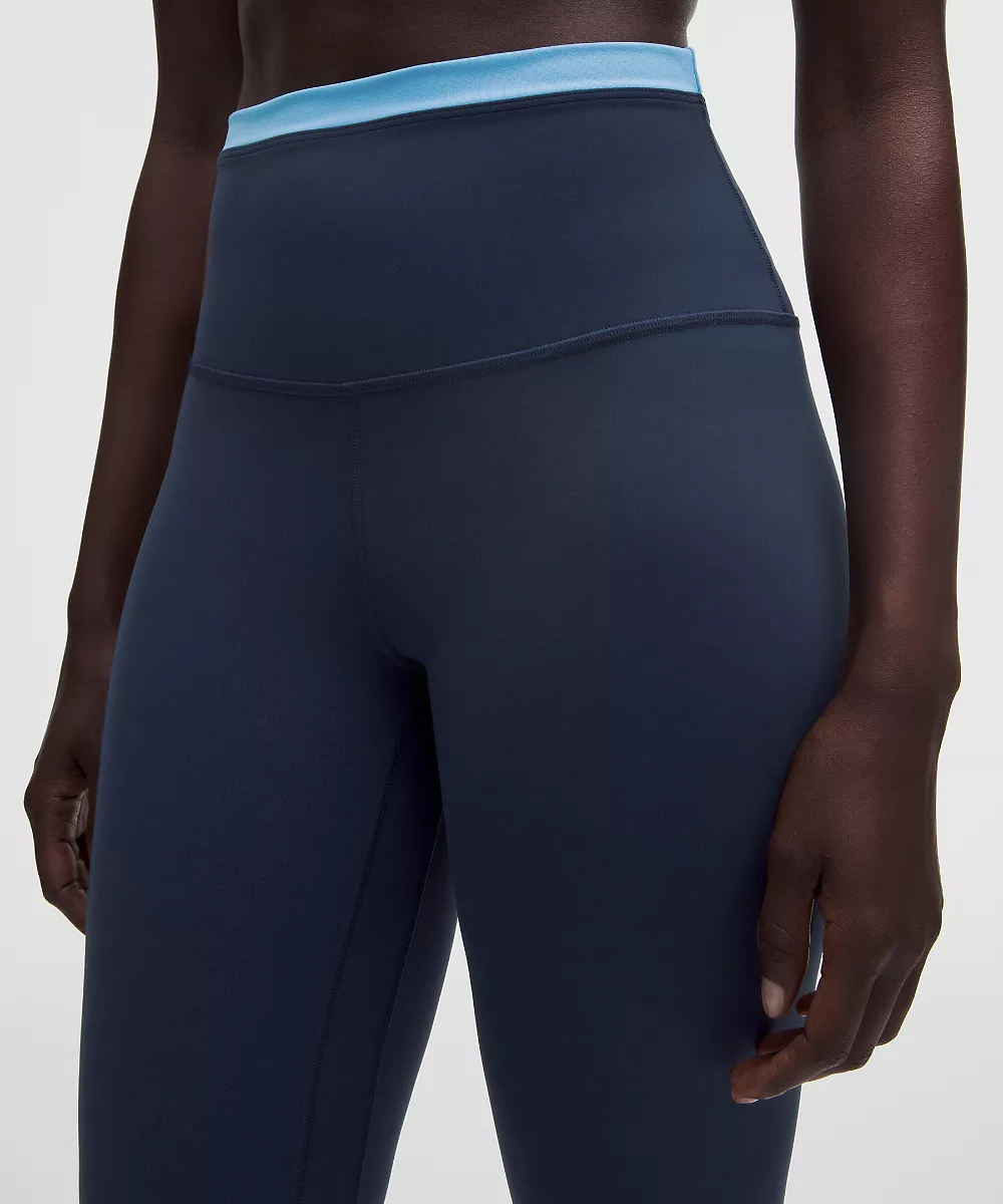 lululemon Align™ pantalon taille super-haute 25" *Trim — Club Blue/Ocean Wave, view 4