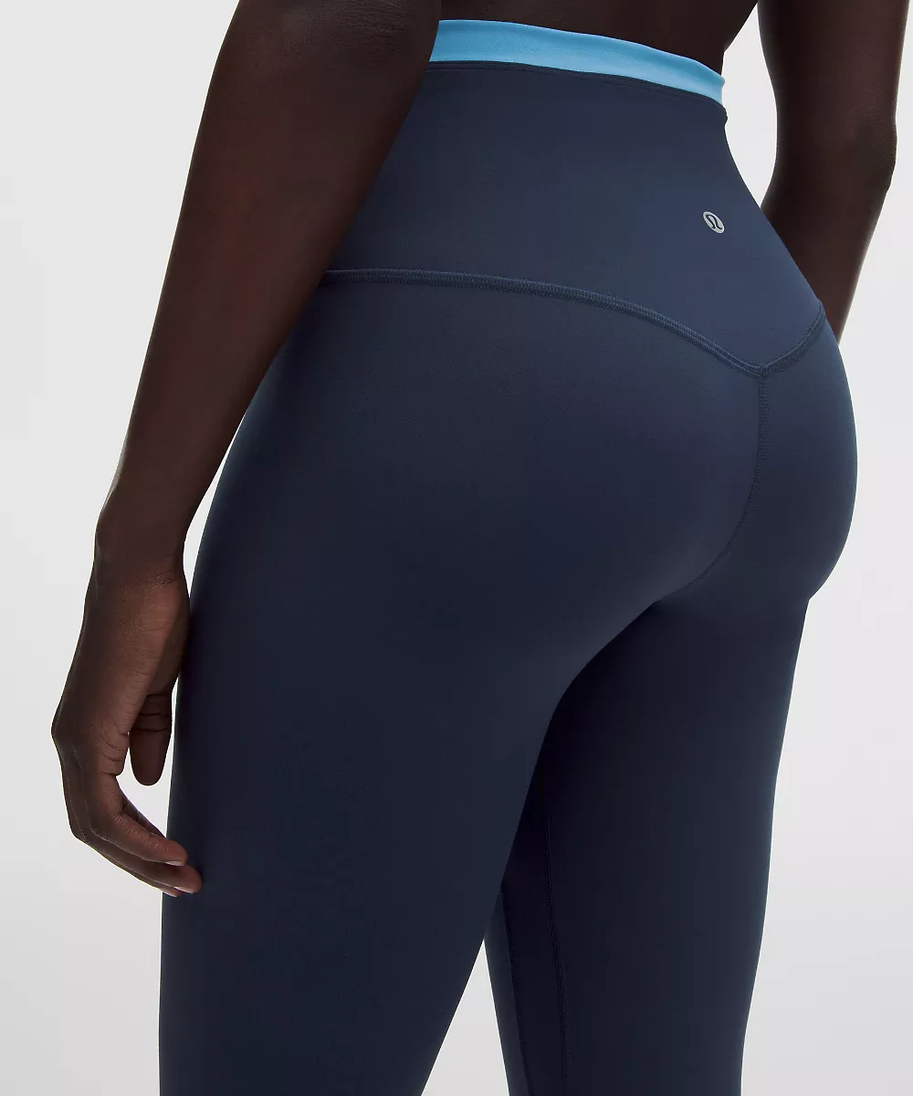 lululemon Align™ pantalon taille super-haute 25" *Trim — Club Blue/Ocean Wave, view 5