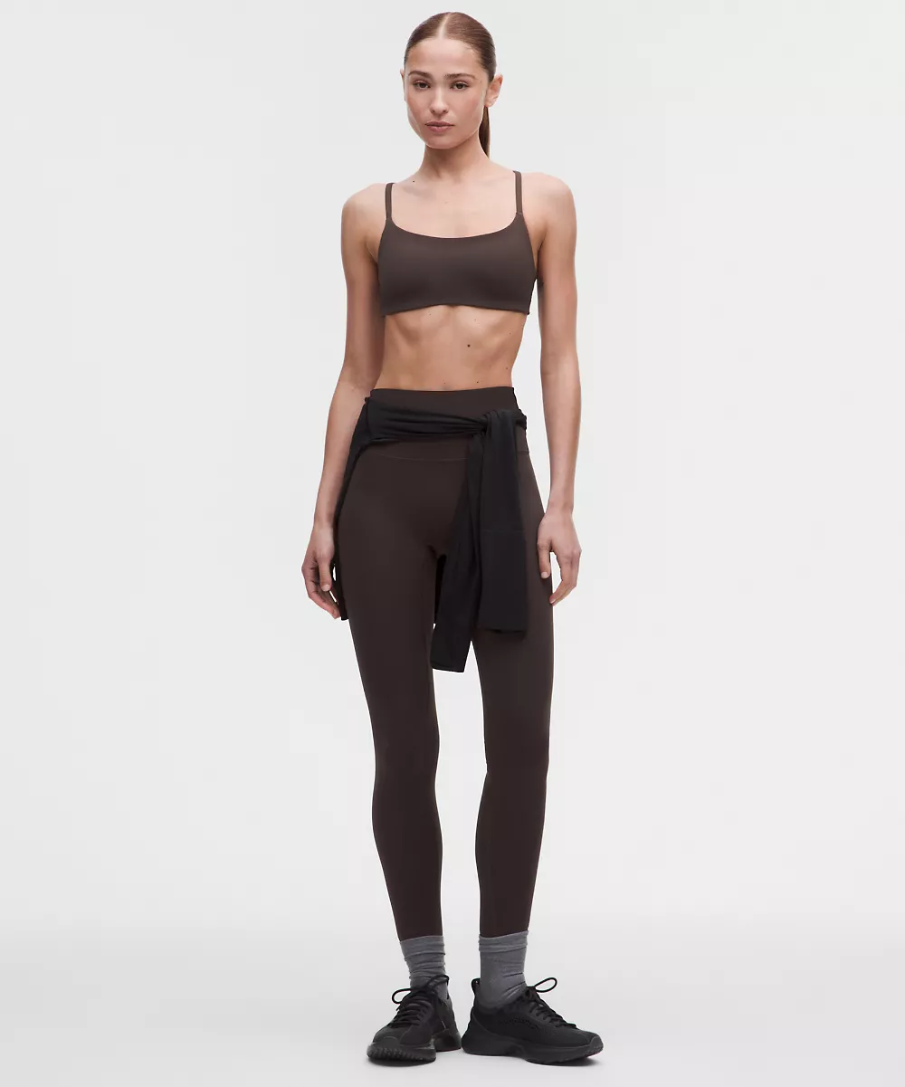 Legging taille haute sans démarcation Wunder Train 28" — Mahogany Muse, view 1