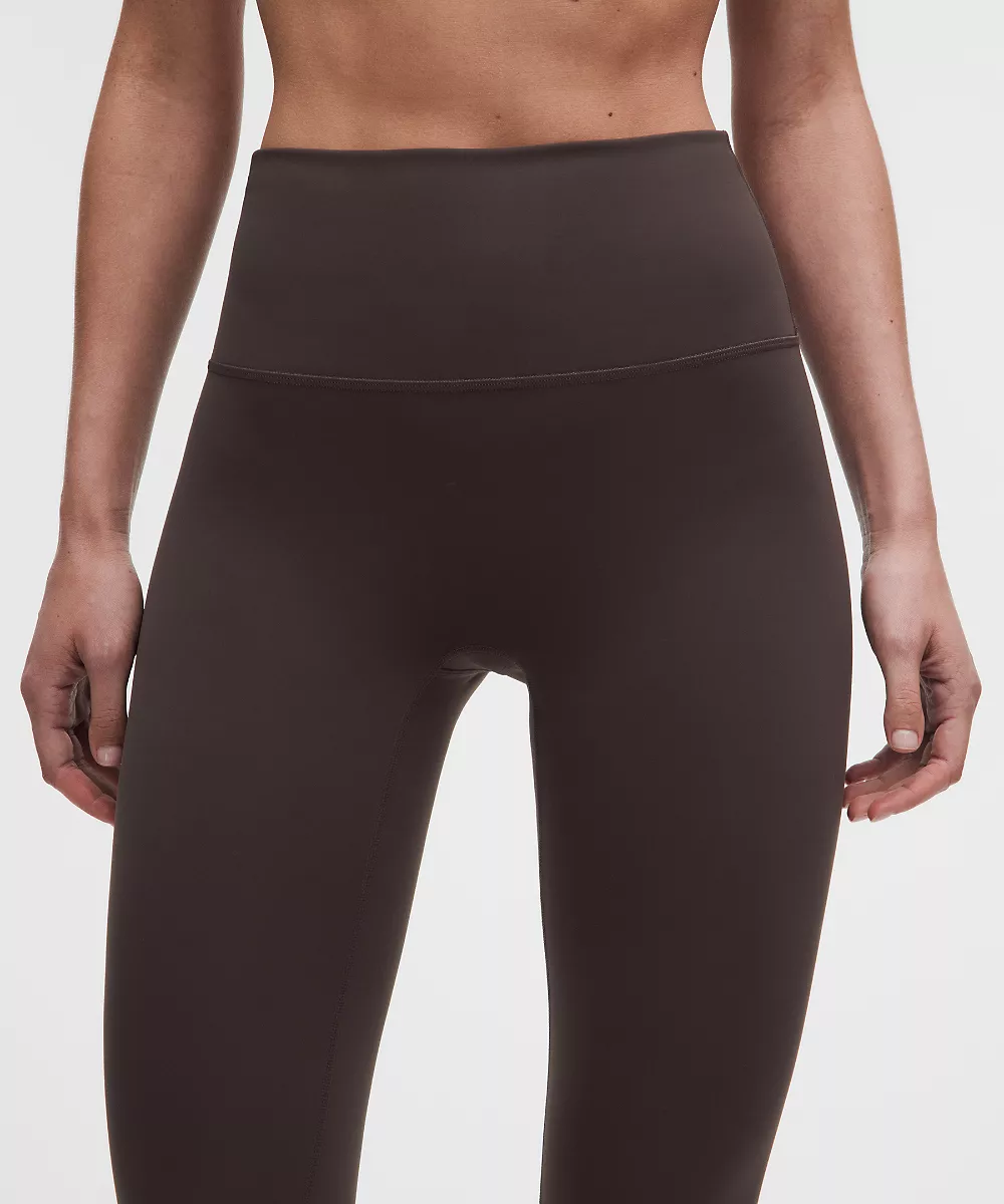 Legging taille haute sans démarcation Wunder Train 28" — Mahogany Muse, view 5