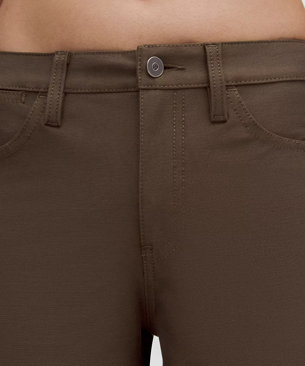 Pantalon EasyFive taille basse jambe large classique *Grande taille — Walnut Crunch, view 4