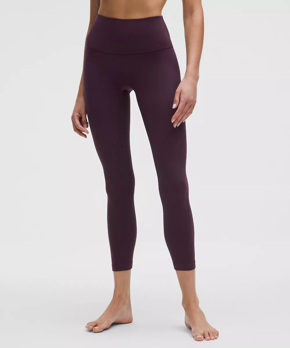 lululemon Align No Line™ pantalon taille haute 25" — Black Plum, view 2