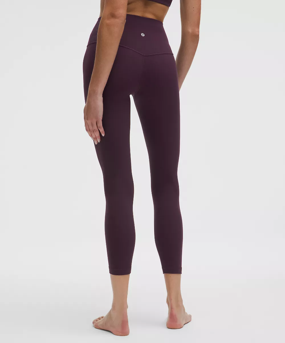lululemon Align No Line™ pantalon taille haute 25" — Black Plum, view 3