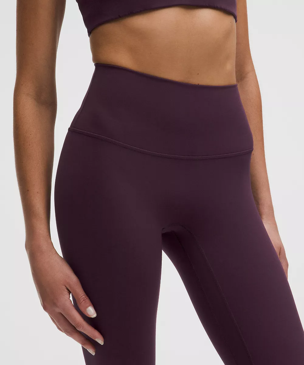 lululemon Align No Line™ pantalon taille haute 25" — Black Plum, view 4