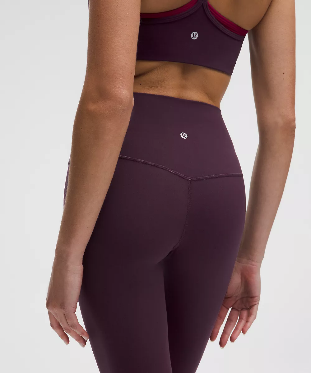 lululemon Align No Line™ pantalon taille haute 25" — Black Plum, view 5