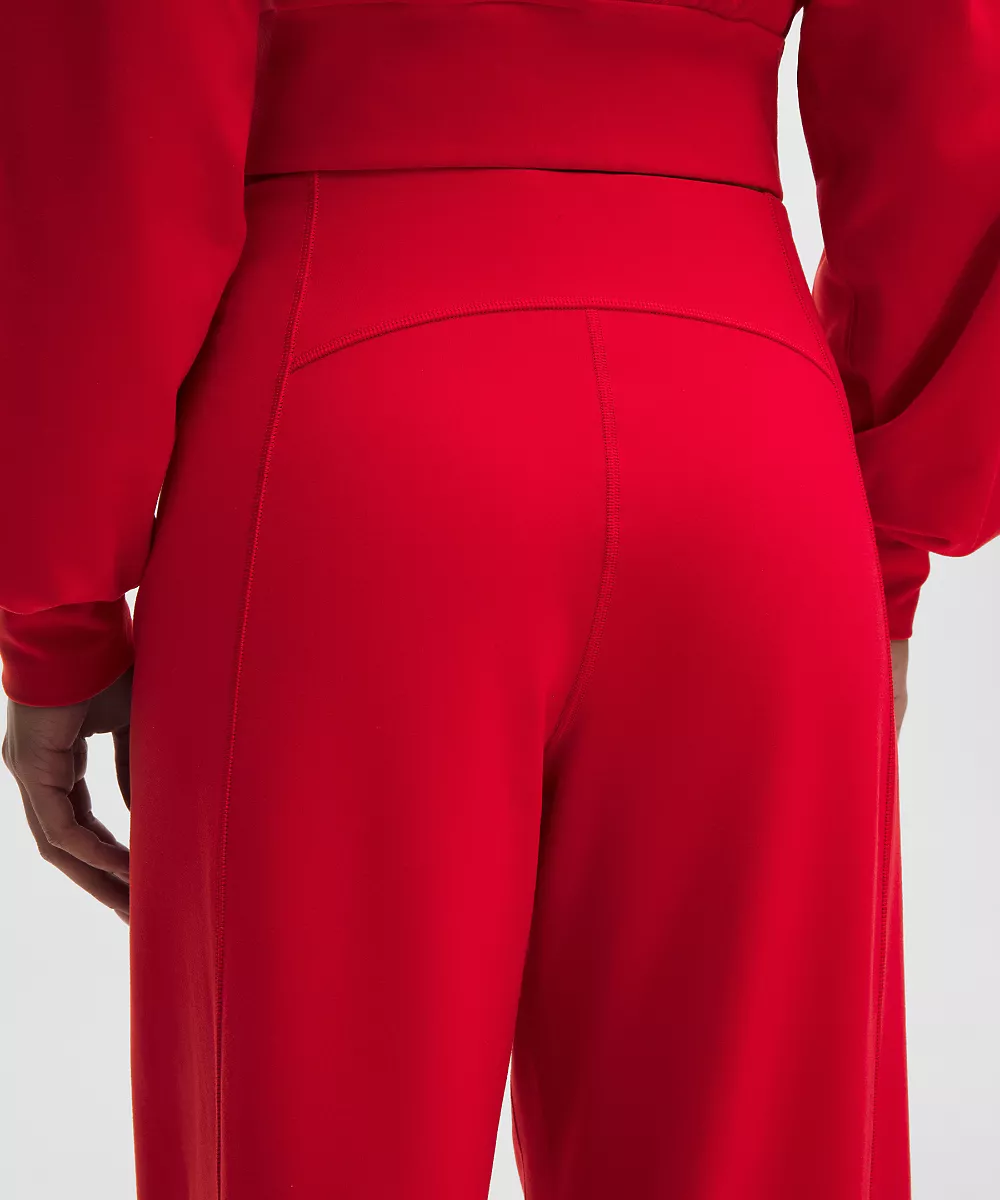 Pantalon Define taille haute jambe large *Luon — Oxford Red, view 5