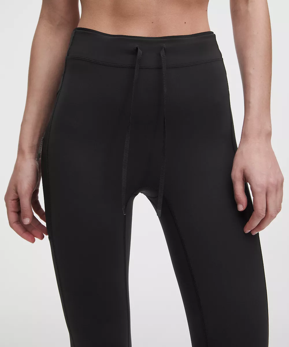 Legging de running taille haute No Line 25" — Black, view 4
