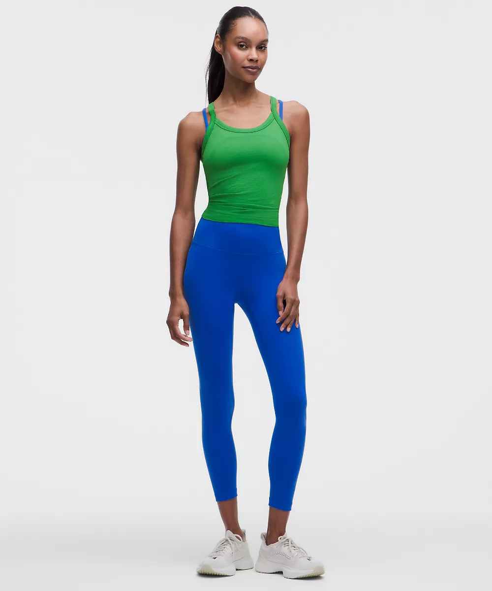 Legging taille haute sans démarcation Wunder Train 25" — Beach Ball Blue, view 1