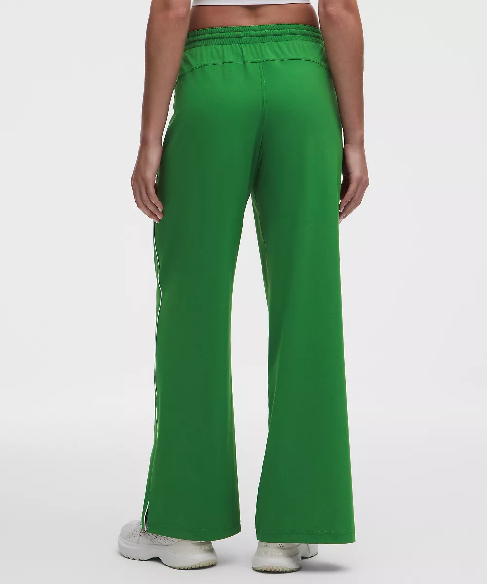 Pantalon de survêtement Court Rival jambe large Regular *Cordon contrastant — Chameleon/White, view 3