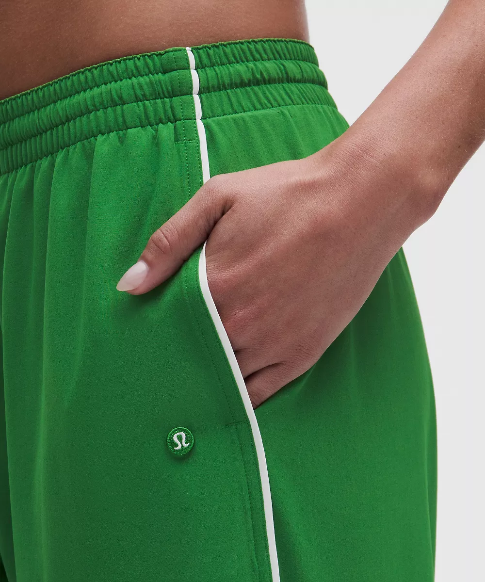 Pantalon de survêtement Court Rival jambe large Regular *Cordon contrastant — Chameleon/White, view 5