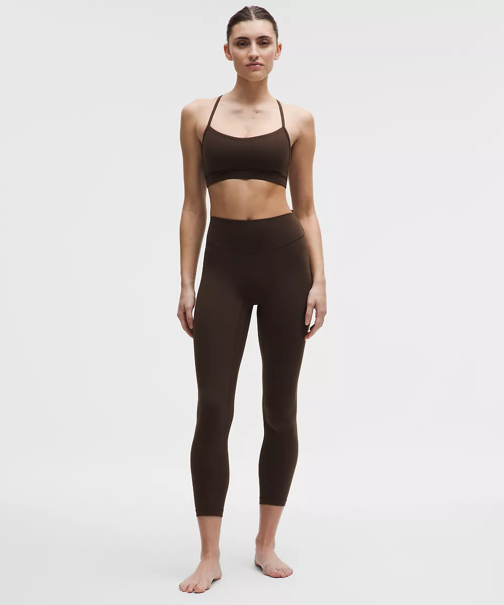 lululemon Align No Line™ legging taille haute torsadé 25" — Walnut Crunch, view 1