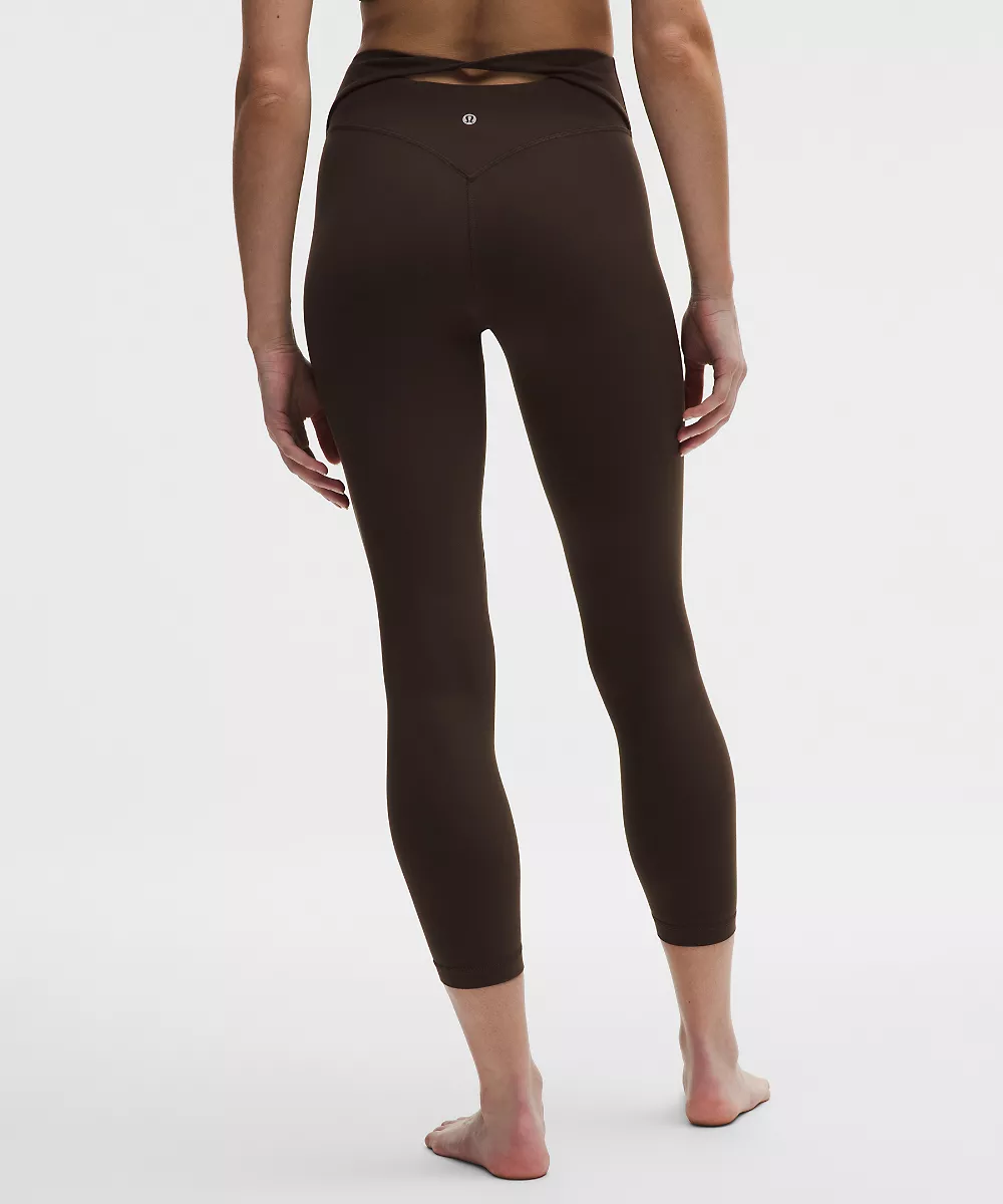 lululemon Align No Line™ legging taille haute torsadé 25" — Walnut Crunch, view 3