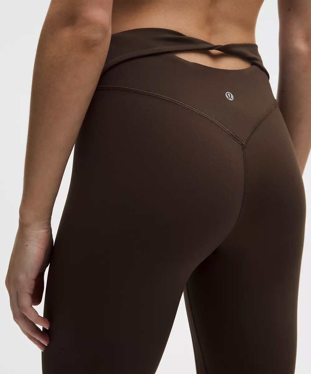 lululemon Align No Line™ legging taille haute torsadé 25" — Walnut Crunch, view 5