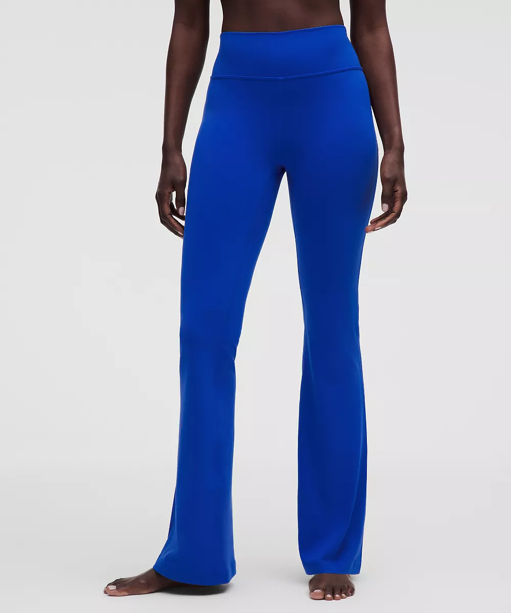 Groove Nulu pantalon taille haute évasé *Regular — Beach Ball Blue, view 2