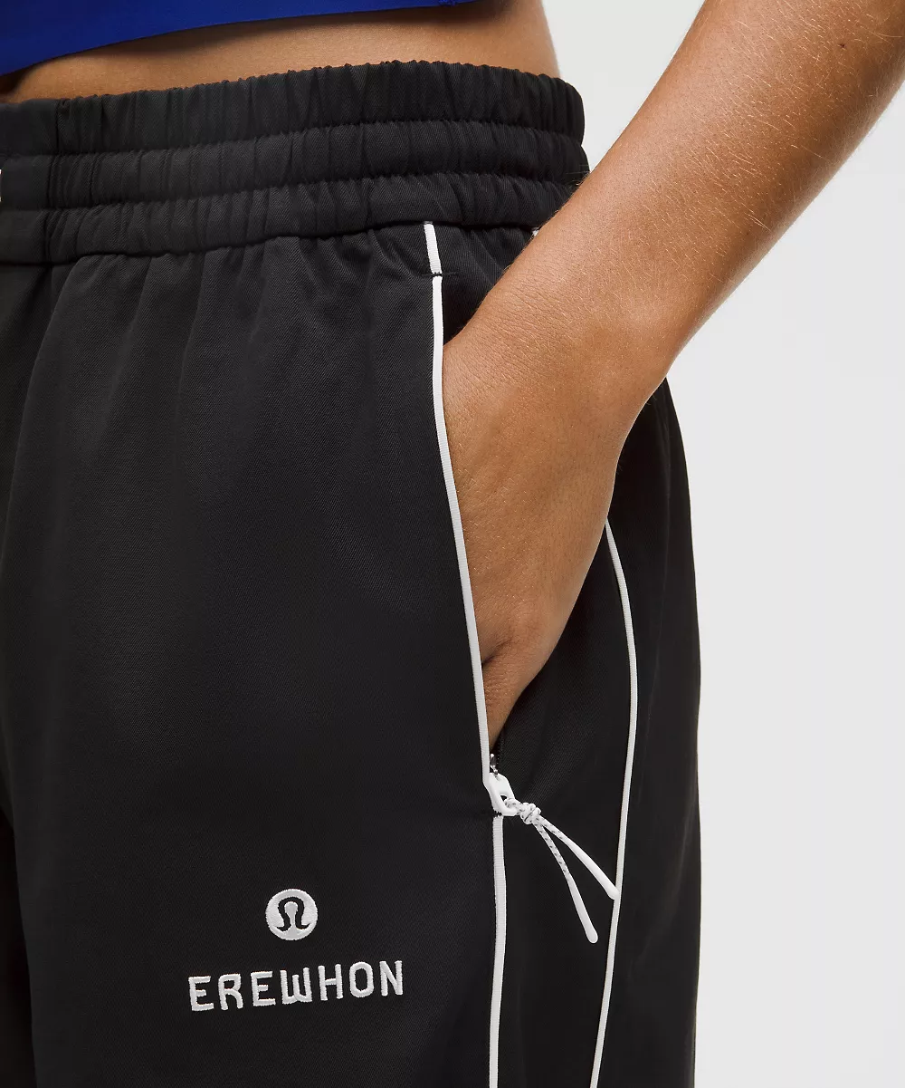 Pantalon de survêtement taille haute Brentwood *Erewhon — Black, view 4
