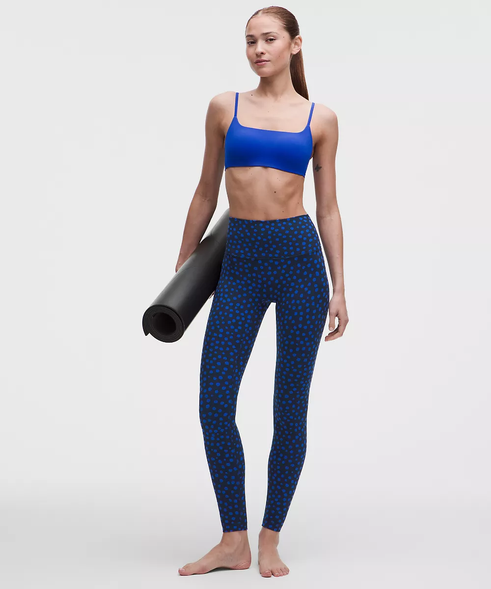 lululemon Align No Line™ pantalon taille haute 28" — Stamp Dot Beach Ball Blue True Navy, view 1