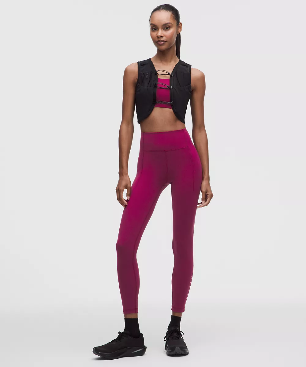 Legging Swift Speed taille haute 25" — Raspberry Rave, view 1