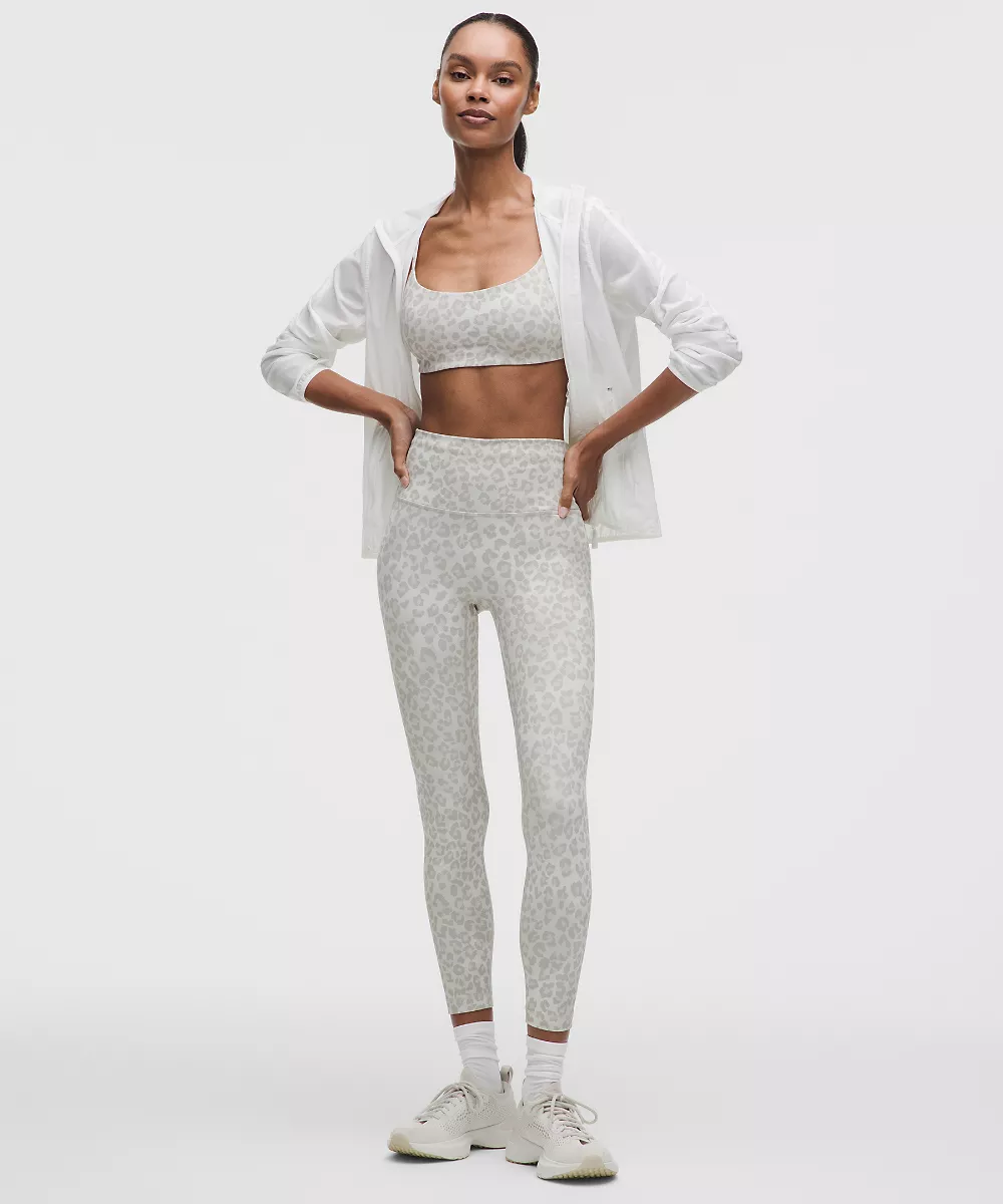 Legging taille haute sans démarcation Wunder Train 25" — True Leopard White Multi, view 1