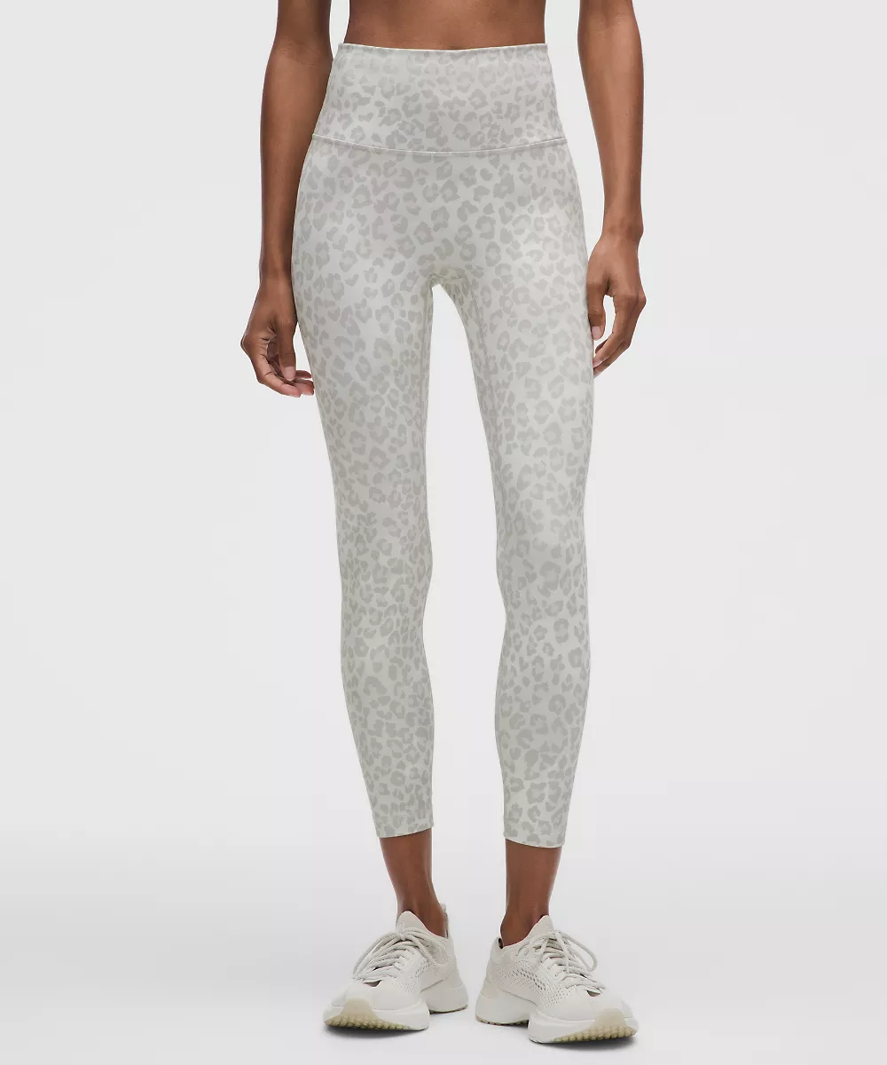 Legging taille haute sans démarcation Wunder Train 25" — True Leopard White Multi, view 2
