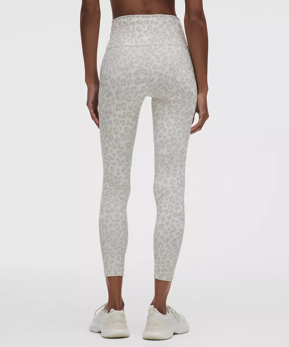 Legging taille haute sans démarcation Wunder Train 25" — True Leopard White Multi, view 3
