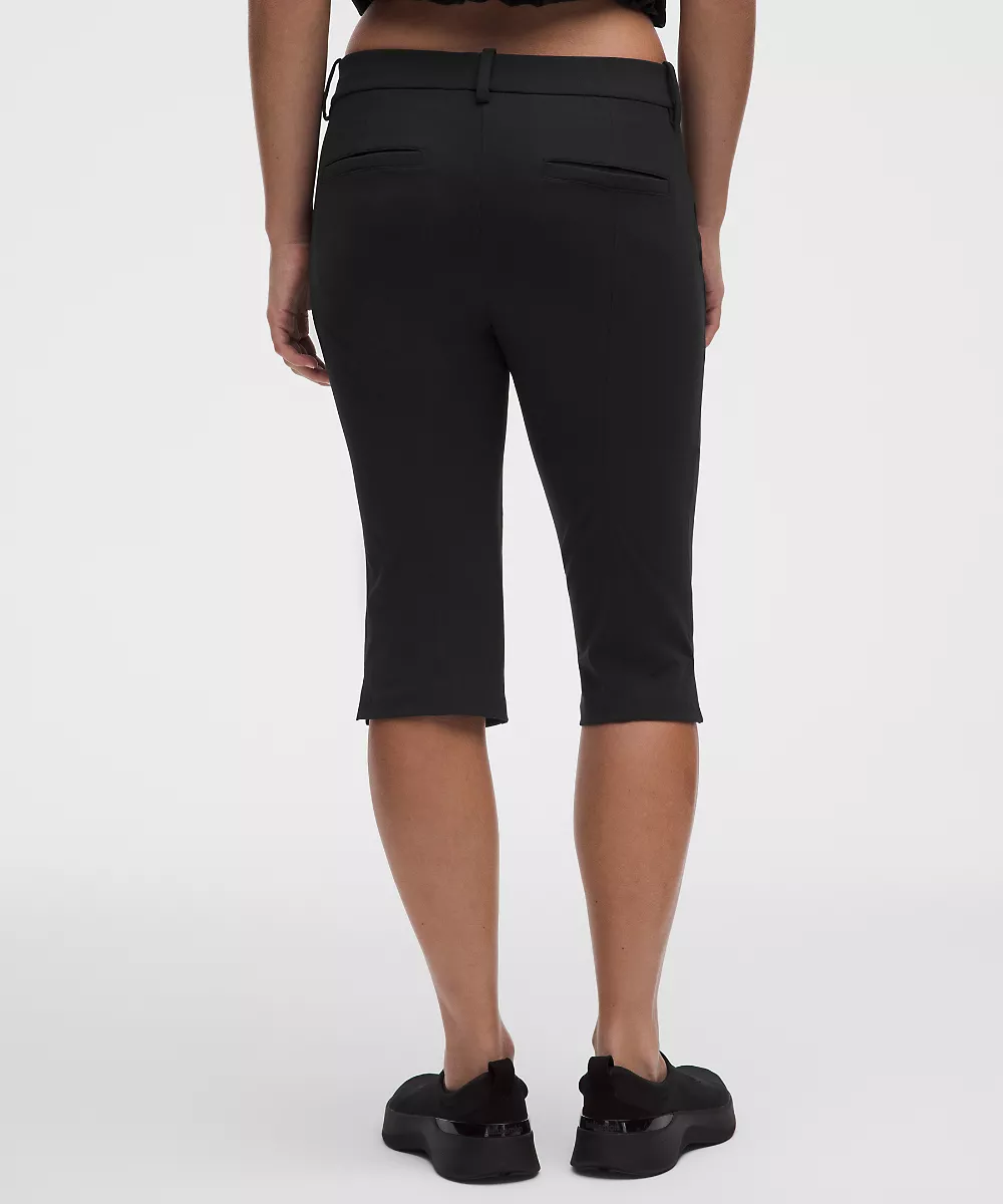 Pantalon capri Daydrift taille basse — Black, view 3