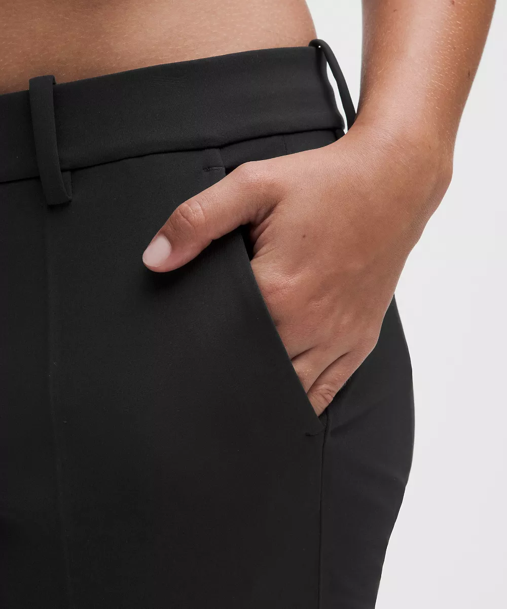 Pantalon capri Daydrift taille basse — Black, view 5