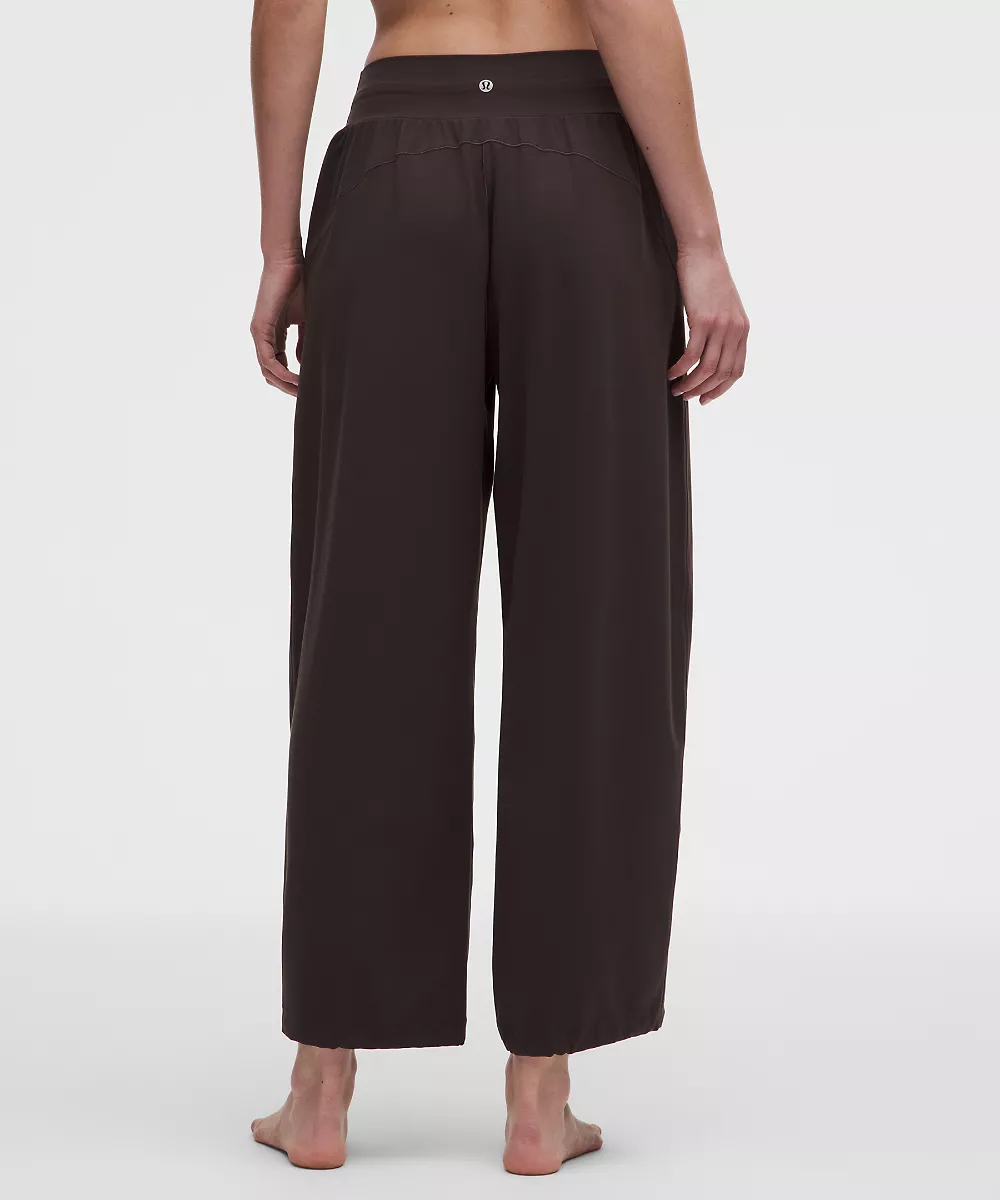 Groove pantalon taille basse coupe décontractée à cordon *Regular — Mahogany Muse, view 3