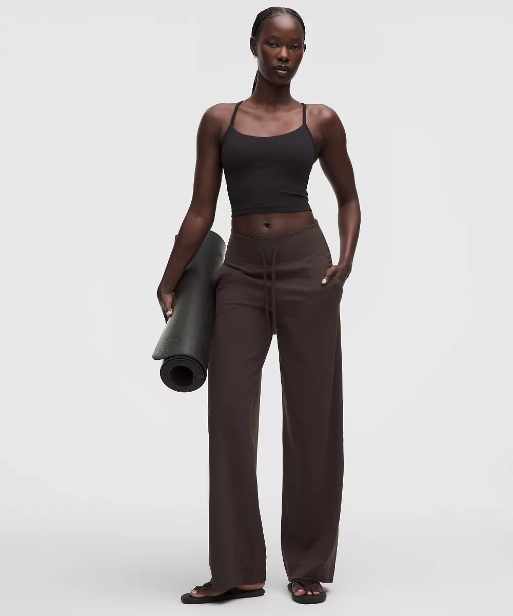 Groove pantalon taille haute jambe large *Tall — Mahogany Muse, view 1