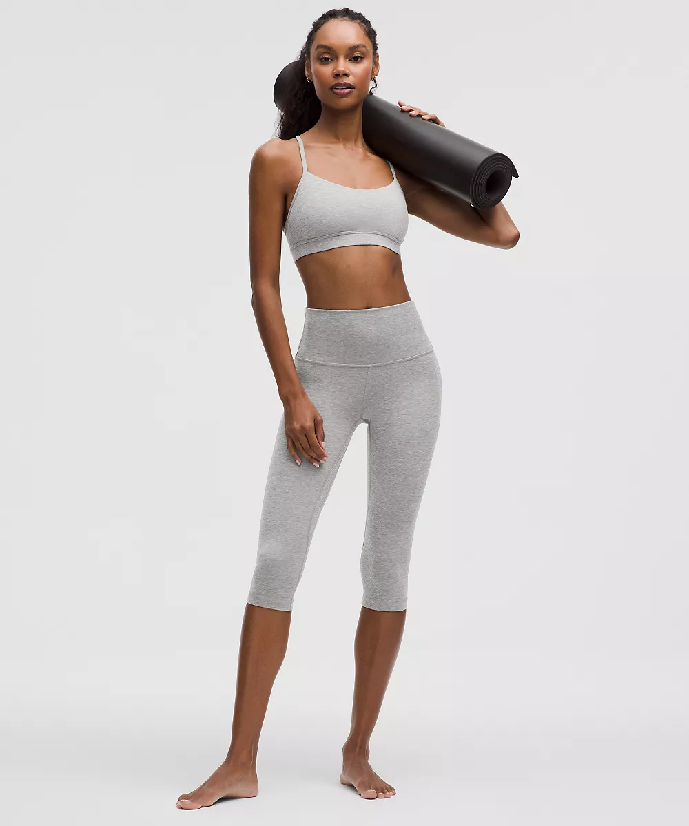 lululemon Align™ corsaire taille haute 17" — Heathered Core Medium Grey, view 1