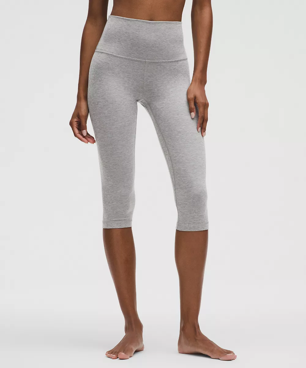 lululemon Align™ corsaire taille haute 17" — Heathered Core Medium Grey, view 2